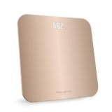 Rowenta Classic 2.0, Bilancia con Schermo Invisibile LED Facile da Leggere, Capacità 180kg, Design Moderno e Funzioni Intelligenti, AutoAccensione e Spegnimento Automatico, Colore Dune Metal, BS1900V0