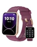 Dakofied Smartwatch Donna Chiamate Bluetooth Smart Watch con Contapassi Cardiofrequenzimetro da Polso Saturimetro Orologio Fitness Impermeabile IP68 Notifice di WhatsApp per Android iOS Viola
