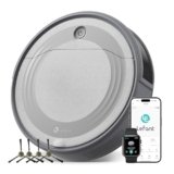 LEFANT M310 Robot Aspirapolvere, 4500Pa, 180 Min, Evita Ostacoli, Wi-Fi/App, Aspirapolvere Robot per Peli Animali e Pavimenti Duri, Grigio