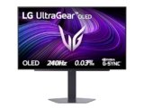 LG UltraGear OLED 27GX704A Monitor Gaming 27″ QHD (2560×1440), 240Hz, 0,03ms (GtG), OLED, G-Sync, FreeSync Premium Pro, VRR, HDR 400 True Black, HDMI 2.1, DisplayPort, Hub USB, AUX, Nero