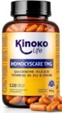 BETAINA Anidra TMG (Trimetilglicina) 120 Capsule con Coenzima Q10 Acido Folico Attivo Quatrefolic 5-MTHF Vitamine B6 B12 HomocysCare Scorta 4 Mesi Senza Glutine Non-OGM