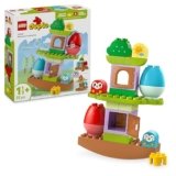 LEGO DUPLO My First L’Albero dell’Equilibrio – Gioco Didattico per Bambini e Bambine da 1 Anno in su – Set di Costruzioni per la Motricità Fine con 2 Figure di Uccelli Giocattolo – 10440