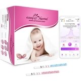 Easy@Home 40 Test Ovulazione e 10 Test Gravidanza, Aumenta le tue Probabilità di Rimanere Incinta, Altamente Preciso, Combinato con APP Premom Monitor Donna Fertilità