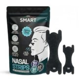Cerotti Nasali Antirussamento Neri 60 Pezzi – Strisce Nasali Sport & Notte, Dilatatore Nasale Esterno per Respirare Meglio dal Naso, Cerotti per Non Russare, Nasal Strips Running Crossfit, Cerottini