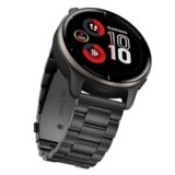 Suuira Cinturino Compatibile con Garmin Venu Sq 2 / Venu Sq 2 Music/Venu/Venu 2 Plus, 20mm Acciaio Inox Cinturini Ricambio Metallo per Vivoactive 3 / Vivoactive 5 Cinturino (Nero)