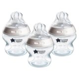 Tommee Tippee biberon anti-colica Natural Start 150ml, con tettarella simile al seno materno, valvola anti-colica, autosterilizzante, 3 pezzi