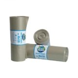 DETERMONDO 200 Sacchi Spazzatura Grandi 90×120 cm, Sacchi Rifiuti Capacità 120L Resistenti in Materiale Riciclabile Antistrappo, Antigoccia, Ecosostenibili, Made in Italy, 4 Rotoli da 10 pezzi, Ambra