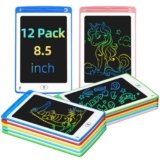 Party Favor LCD Writing Tablet for Kids, 8.5 Inch Colorful Doodle Board Drawing Tablet, Educational Learning Toys Birthday Gifts for Boys Girls Age 3 4 5 6 7 8 (12 Pack)