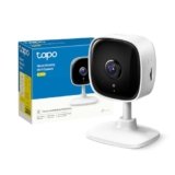 Tapo Telecamera Wi-Fi Interno C110, Videocamera Sorveglianza 2K(3MP), Visione Notturna, Audio Bidirezionale, Modalità Privacy, Notifiche in Tempo Reale del Sensore di Movimento