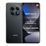 XIAOMI Redmi Note 15, Smartphone 8+256GB, Batteria da 6000 mAh, Resistenza all’acqua, Fotocamera super nitida da 108 MP, Display FHD+ da 6,77″, Nero, Garanzia 2 anni, Caricatore non incluso
