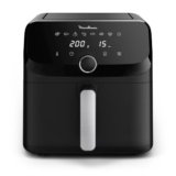 Moulinex Easy Fry Mega, Friggitrice ad Aria Versatile 7,5L/2kg per 8 Persone, 1700-2020W, Capacità Extra-Large, 9 Programmi di Cottura, Esperienza Personalizzata con My Moulinex, Colore Nero, EZ8558