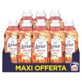 Lenor Ammorbidente Lavatrice Concentrato Essenze d’Italia, 216 Lavaggi (8×25), Siracusa, Note Di Arancia e Zagara, Profumo autentico di lunga durata