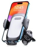 Mohard Porta Cellulare Auto, [Gancio Aggiornato & Stabile] Telefono Auto Bocchetta d’Aria Rotante a 360° Supporto Cellulare, Impugnature Cellulari Set per Interni Automobile per iPhone 16/15/14, 4-7″