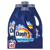 Dash Power Detersivo Liquido Lavatrice, 140 Lavaggi (4×35), Freschezza Di Lenor, Risveglio Primaverile, rimuove addirittura gli odori di sudore vecchi di 7 giorni, per una pulizia impeccabile
