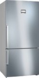 Bosch KGN86AIDR Serie 6, Frigorifero combinato da libera installazione, Total No Frost, VitaFresh XXL, Tecnologia Inverter Intelligente, PerfectFit, Acciaio, XXL, 186×86 cm