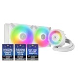 ARCTIC Liquid Freezer III 280 A-RGB (bianco)- Sistema di raffreddamento ad acqua per PC, dissipatore a liquido All-in-One per CPU AIO, compatibile con Intel e compatibile con AMD, pompa efficiente