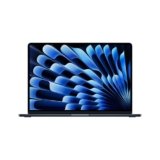 Apple Portatile MacBook Air 15” con chip M4 (2025): progettato per Apple Intelligence, display Liquid Retina da 15,3”, 16GB di memoria unificata, 512GB di archiviazione SSD, Touch ID; Mezzanotte