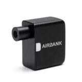 AIRBANK Pompa ad Aria Elettrica 100 PSI, Mini Pompa Bici Portatile per Bicicletta, Pocket Compressore Aria con Batteria Ricaricabile 300 mAh Gonfiatore Senza Fili per Tutte le Biciclette-Nero
