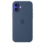 Apple Custodia MagSafe cover in silicone per iPhone 16 Plus – Denim ​​​​​​​