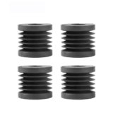 HysiPrui 4 poggiapiedi ammortizzanti di accessori per stampanti 3D, in gomma durevole, tappetino compatibile con stampanti 3D Bambu Lab X1, Lab P1P, Lab P1S