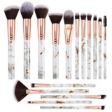 Pennelli Make Up DUAIU 16 Pezzi Set Di pennelli Trucco Fondotinta Cipria Crème Liquido Professionali Pennelli Per Volto Ombretti e Sopracciglio Adatto Per Liquidi, Creme, Polveri, ecc.