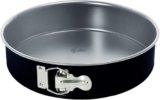 Lagostina Gustosa Tortiera Apribile con Cerniera in Acciaio Antiaderente per Forno, Nero, Diametro 24 cm
