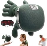 Earnmore – Massaggiatore cervicale, massaggiatore per spalle, cuscino cervicale rilassante, massaggiatore Shiatsu schiena e collo, cuscino elettrico per massaggio impastante, regolazione a 3 velocità