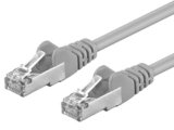 PremiumCord Cavo Patch Cat 6a S/FTP, 10Gbit/s, Cavo Ethernet, LAN, RJ45 Connettori, Flessibile e Robusto, AWG 26/7, Conduttori 100% CU, Grigio, 3 m