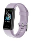 Cloudpoem Orologio Fitness Donna Orologio Contapassi Bambina Smartband con Cardiofrequenzimetro Cronometro Orologio Sportive per Conta Calorie KM Sonno Notifice Messaggi Impermeabile IP68 Regalo Donna