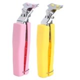 2Pcs Anti-Hot Clip multifunzione in acciaio inox piatto morsetto ciotola Clip anti hot tong pentole pinze attrezzo da (Rosa)