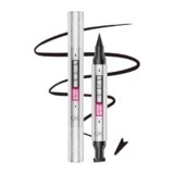 QIC eye liner stamp, eyeliner nero, matita occhi nera, Eyeliner con timbro, adatto per entrambi gli occhi, waterproof matitone occhi