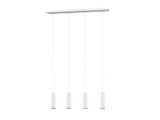 Trio Leuchten Marley 312400401 Luce PendentePendel 4-flammig, Bianco Opaco