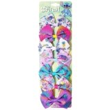 LUV HER Disney Stitch Hair Bows – 7 Pcs 4 Inch Bow Bundle – Hair Accessories Gift Set – Alligator Clip – Ages 3 +