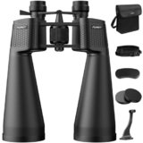 15-35×70 Binoculars for Adults High Powered, 35x HD Zoom for Stargazing & Bird Watching, Waterproof Binocular with Tripod Adapter, Ideal Essentials for Cruise Ship, Travel, Camping, Outdoor, Hunting