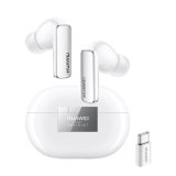 HUAWEI FreeBuds Pro 2 cuffie bluetooth, auricolari Hi-Res Audio, Doppio speaker, Cancellazione attiva del rumore 47dB, EQ adattivo,Connessione 2 device,IP54,Ceramic White, con Adattatore AP52