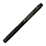Faber-Castell 167499 – Penna a inchiostro Pitt artist pen pennello, larghezza linea B, colore 199, nero, 1 pz.