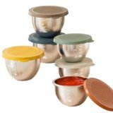 VOZDEPALS 2.4 oz x 6 Pack Sauce Containers for Lunch Box, Salad Dressing Container To Go With Lids