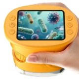1000X Digitale Microscopio Bambini Portatile: Lente Ingrandimento Tascabile con 2.0″ IPS Pollici ＆ 8 LED Luce – Natale Regalo Bambina 4-12 Anni Maschio – Idee Giochi Kids