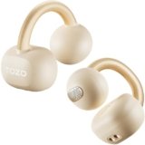 TOZO OpenEarRing True Open Ear Headphones, Lightweight Comfort Open Ear Clip Wireless Earbuds, 40H Play Bluetooth 5.4 Headphones with Smart Digital Display Design Fit Sports Running, Workout Khaki