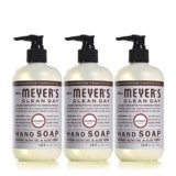MRS. MEYER’S CLEAN DAY Hand Soap, Made with Essential Oils, Lavender, 12.5 fl. oz – Pack of 3