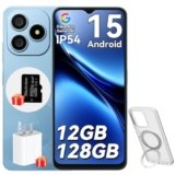 Blackview Wave 9C Smartphone Android 15 con Cover Girevole a 360°, Telefono Cellulare IP54 6.56” HD+, 12GB+128GB Telefoni, Cellulari 5000mAh, 13+8MP, Dual 4G SIM, OTG, GPS, 3.5mm Jack