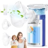600 mAh Aerosol Portatile Silenzioso, Aereosol Portatile Per Bambini E Adulti, Macchina Areosol Per Le Malattie Respiratorie, Nebulizzatore Batteria Al Litio Integrata