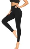 FULLSOFT Buttery Soft Leggings for Women – High Waisted Tummy Control No See Through Workout Yoga Cycling Tights Pants(Black,XX-Large-3X-Large)