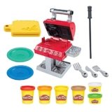 Play-Doh Kitchen Creations Grill ‘n Stamp Playset for Kids 3 Years and Up with 6 Non-Toxic Modeling Compound Colors and 7 Barbecue Toy Accessories