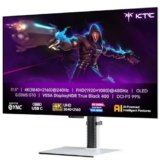 KTC 4K OLED Monitor 32 Pollici, Doppia modalità 4K@240Hz / 1080P@480HZ Gaming Monitor, Tempo di risposta 0,03 ms, FreeSync/G-Sync, HDR Ture Black 400, HDMI 2.1, DP 1.4, USB C 65 W, 3 x USB A 3.0, KVM