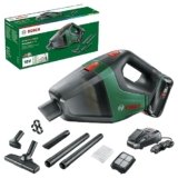 Bosch Aspiratore A Batteria Universalvac 18, Batteria Da 2.5 Ah, Sistema Da 18 V, Confezione In Cartone, Verde