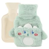 FYting Borsa Acqua Calda Peluche,800ml Borsa DellAcqua Calda,Cappotto Rimovibile, Riscalda e Allevia Il Dolore, Adatto a Bambini, Fidanzate, Famiglia, Per Natale,Compleanno(Gli elfi Verdi)