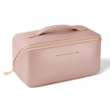 Aucuu Borsa Cosmetica da Viaggio, Beauty Case da Viaggio Donna, Borsa da Viaggio per Cosmetici, Borsa Cosmetica da Donna in Morbida Pelle PU, Borse da Toilette Impermeabile Portatile