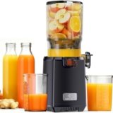 LINKChef Estrattore Frutta e Verdura, Grande Imboccatura 130 mm Estrattore di Succo a Freddo, 1,8 L Capacità, 250W Slow Juicer Machine Silenziosa con Funzione Inversa, Facile da Pulire, Senza BPA