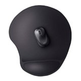 Trust Bigfoot XL Tappetino per Mouse in Gel 255 x 295 mm – Nero